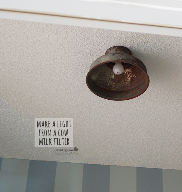 DIY Upcycled Light from @savedbyloves