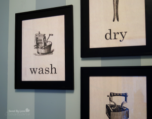Free DIY Laundry Room Printables @savedbyloves
