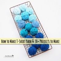 How to Make tshirt yarn and 30 Plus projects to make @savedbyloves