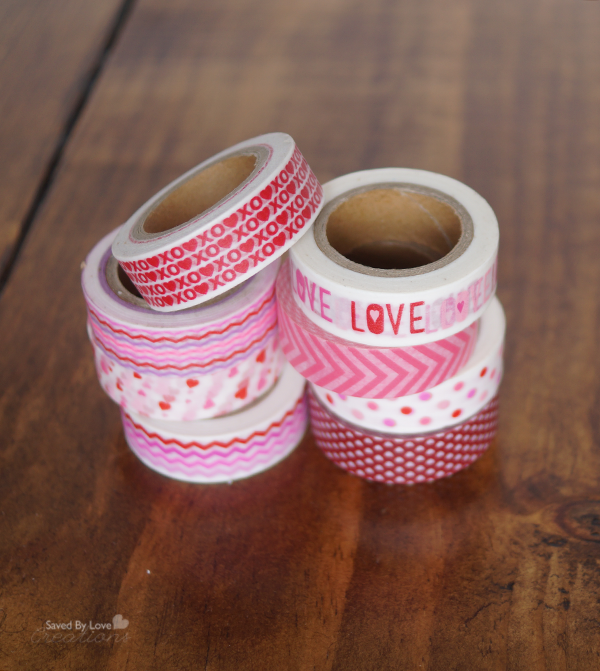 Valentines Day Washi Tape Craft