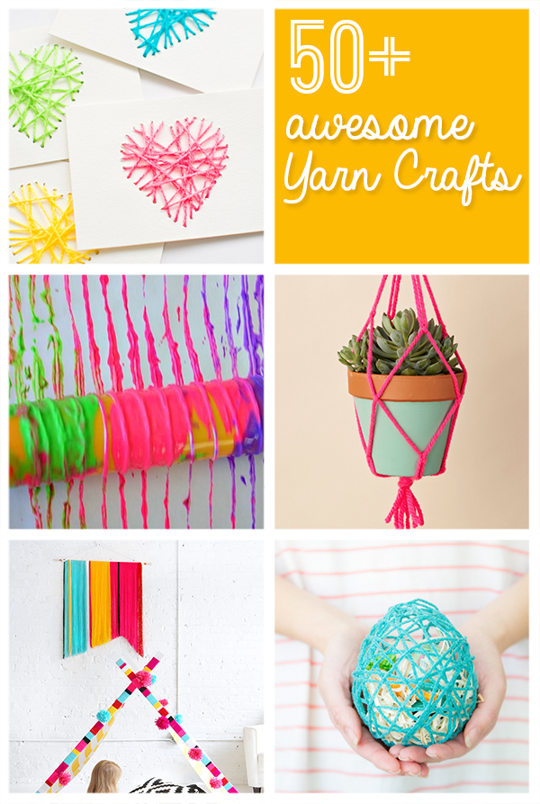 50 Best Yarn Crafts to make from @savedbyloves
