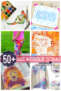 Over 50 Easy Watercolor Inspired DIY Tutorials