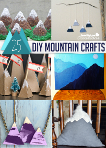 DIY Mountain Craft Roundup @savedbyloves
