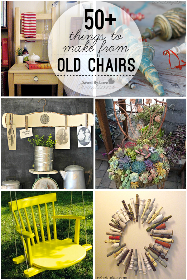 Over 50 Ways to Recycle Old Chairs