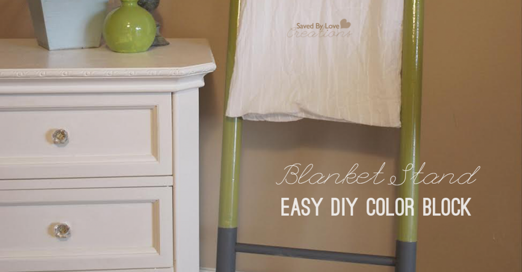 Easy DIY Blanket Stand FB